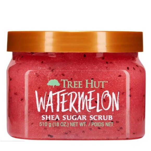 Tree Hut Watermelon Shea Sugar Scrub 18oz Tik Tok Viral Vegan Body Exfoliant - Picture 1 of 4